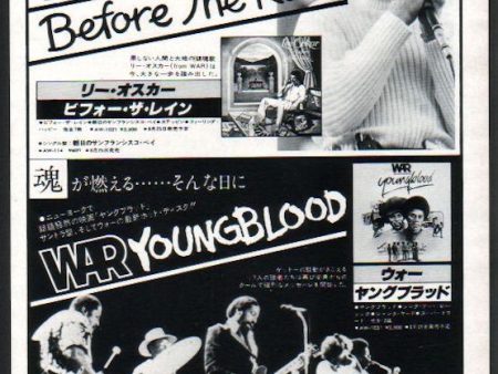 War 1979 09 Youngblood Japan album promo ad Sale