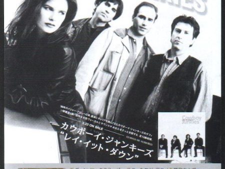 Cowboy Junkies 1996 04 Lay It Down Japan album promo ad For Sale