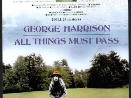 George Harrison 2001 02 All Things Must Pass Japan album promo ad Online Hot Sale