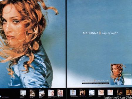 Madonna 1998 05 Ray Of Light Japan album promo ad Online now