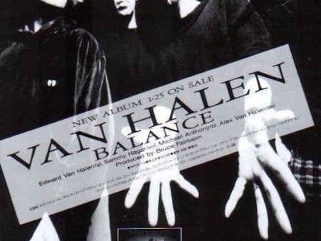 Van Halen 1995 02 Balance Japan album promo ad Online now