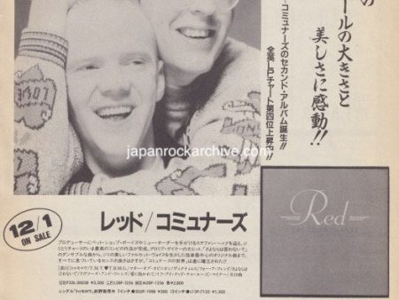 The Communards 1988 01 Red Japan album promo ad Online Hot Sale