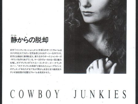 Cowboy Junkies 1992 04 Black Eyed Man Japan album promo ad Online Sale