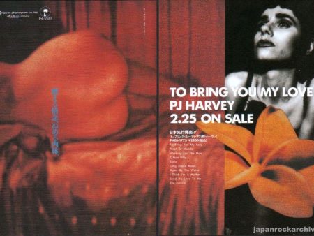 PJ Harvey 1995 03 To Bring You My Love Japan album promo ad For Sale