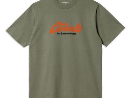 Carhartt Wip Old Tunes T-Shirt Verde on Sale