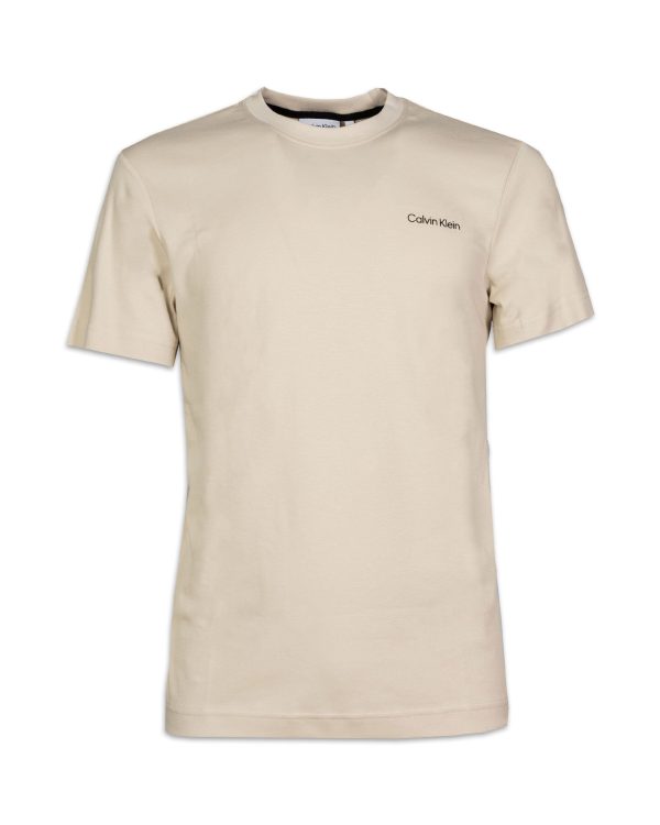 Calvin Klein Cassic Interlock Tee Uomo Beige Supply