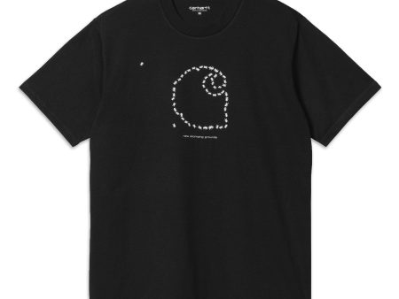 Carhartt Wip Stomping Grounds T-Shirt Nero Sale