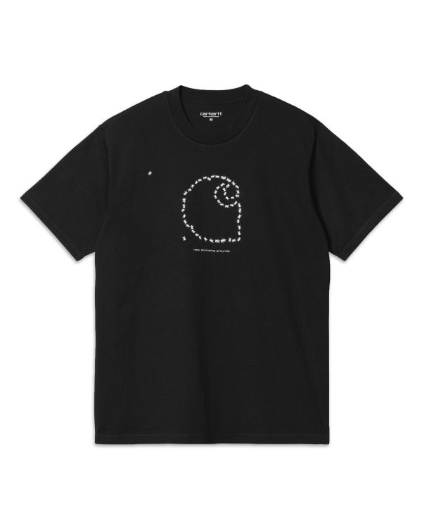 Carhartt Wip Stomping Grounds T-Shirt Nero Sale