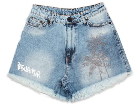 Mini Short Donna Disclaimer Denim Online Hot Sale