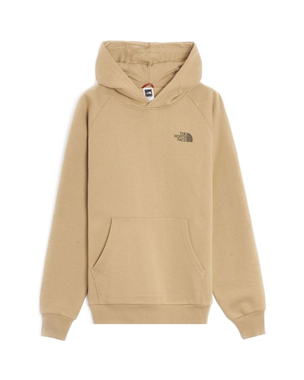 Felpa Uomo The North Face Raglan Redbox Hoodie Khaki Stone Online