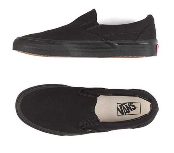 VANS CLASSIC SLIP ON - BLACK BLACK For Sale