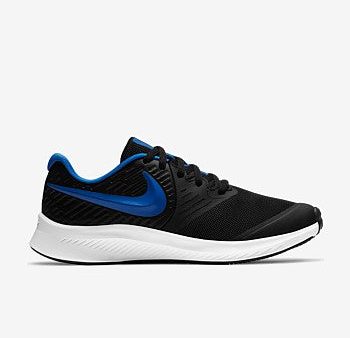 NIKE YOUTH STAR RUNNER 2 (GS) - BLACK GAME ROYAL-WHITE on Sale