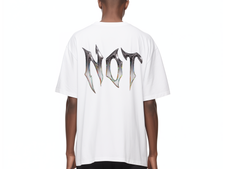 Superconscious NOT T-Shirt - White   Metal Hot on Sale