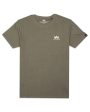 T-Shirt Alpha Industries Basic Small Logo Verde For Cheap