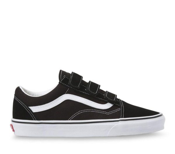 VANS OLD SKOOL V (SUEDE CANVAS) - BLACK TRUE WHITE Hot on Sale