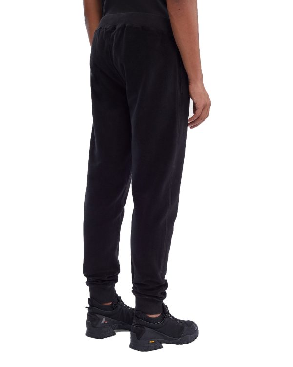 CP Company Reverse Brushed & Emerized Diagonal Fleece Sweatpant Nero Online now