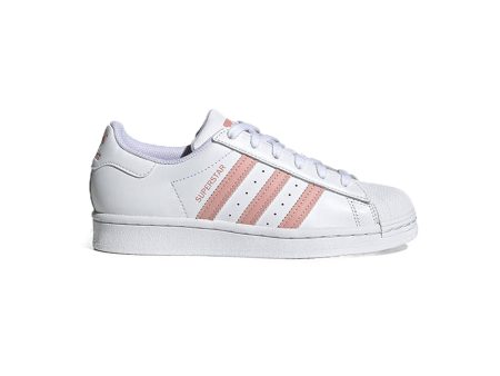 Adidas Superstar j Bianco Rosa Cheap