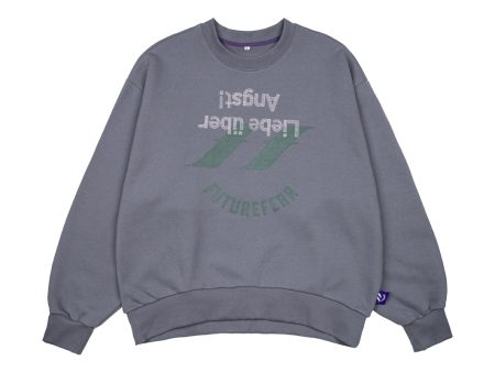 FutureFear SMILE Sweatshirt - Dove Grey For Discount