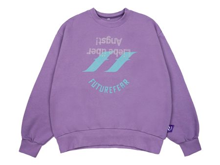 FutureFear SMILE Sweatshirt - Lilac Cheap