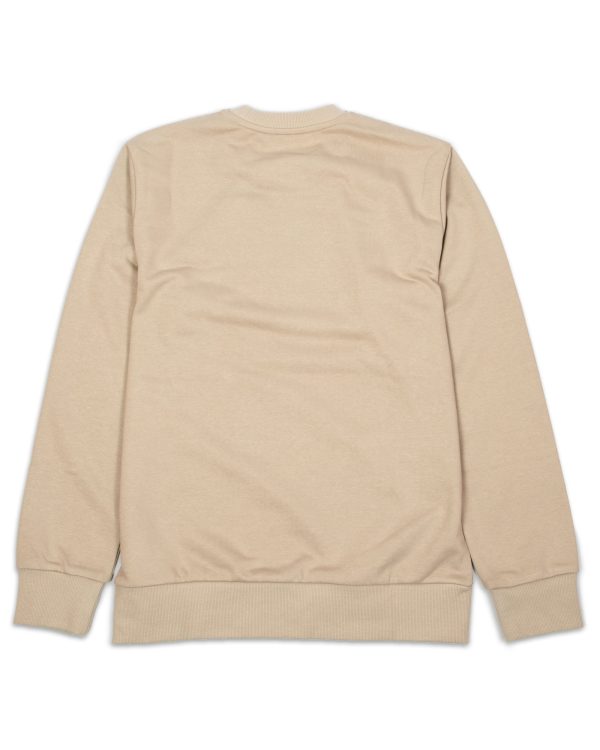 Felpa Uomo Carhartt Script Beige Fashion