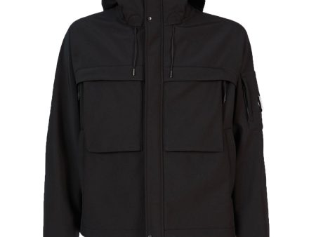 CP Company C.P. Shell-R Hooded Jacket Nero For Discount