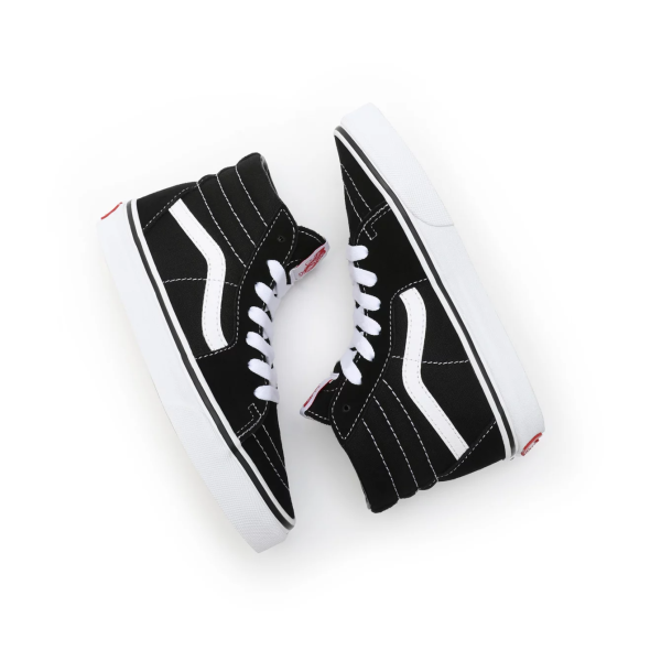 VANS KIDS SK8 HI - BLACK TRUE WHITE Hot on Sale