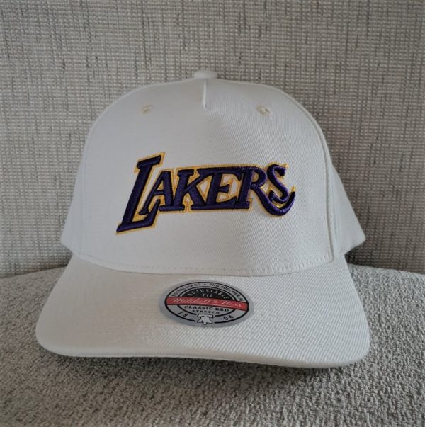 MITCHELL & NESS LAKERS SNAPBACK - WHITE PURPLE Online