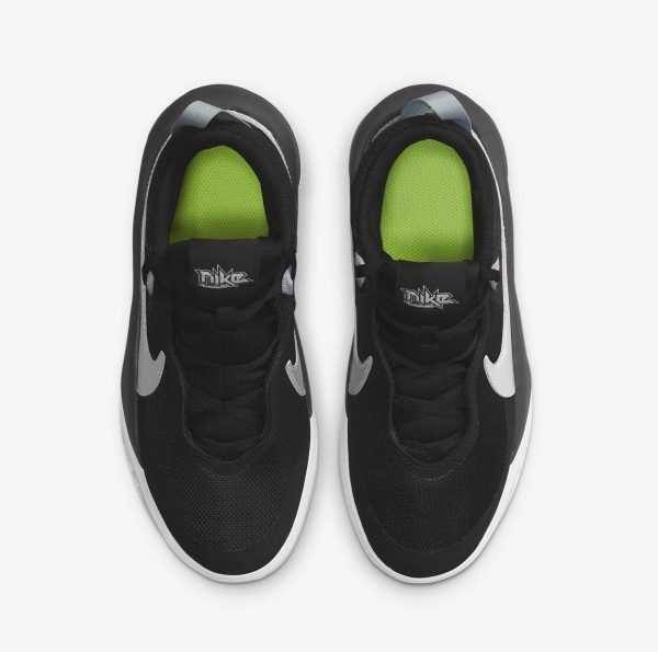 NIKE YOUTH TEAM HUSTLE 10 (GS) - BLACK METALLIC SILVER VOLT Discount