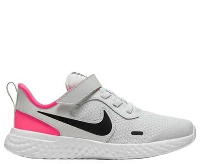 NIKE KIDS NIKE REVOLUTION 5 PSV - PHOTON DUST BLACK-HYPER PINK Cheap