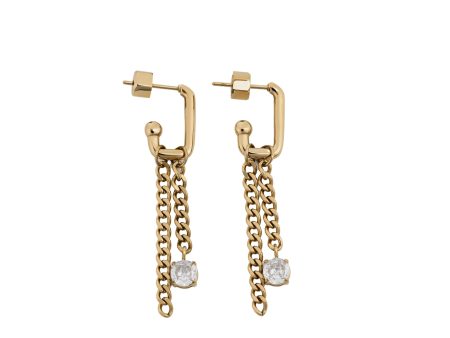 VITALY Ripple Gold Earring For Sale