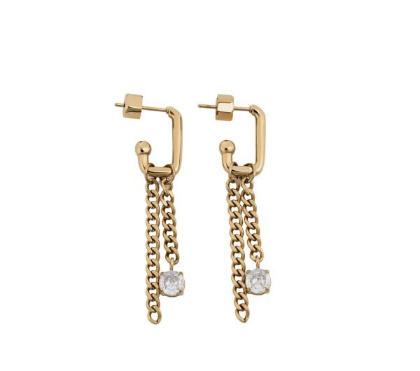 VITALY Ripple Gold Earring For Sale