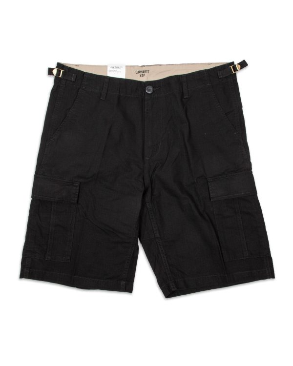 Bermuda Uomo Carhartt Wip Aviation Short Black Fashion