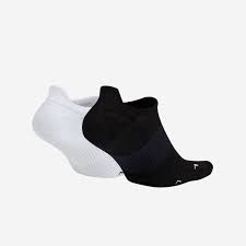 NIKE MULTIPLIER NO SHOW SOCKS (2 PACK) - WHITE BLACK Cheap