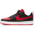 NIKE KIDS COURT BOROUGH LOW 2 (PSV) - BLACK UNIVERSITY RED-WHITE Hot on Sale