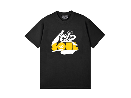 Woodensun Acid Soul - Light Material T-Shirt - Black For Sale