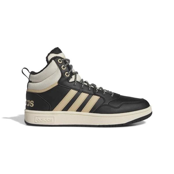 ADIDAS HOOPS 3.0 MID WTR - BLACK BEIGE For Discount