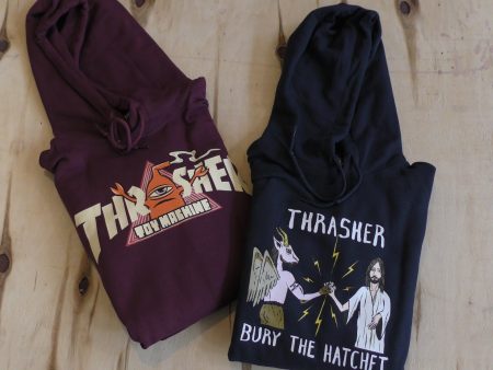 Thrasher x Toy Machine hoodie For Discount