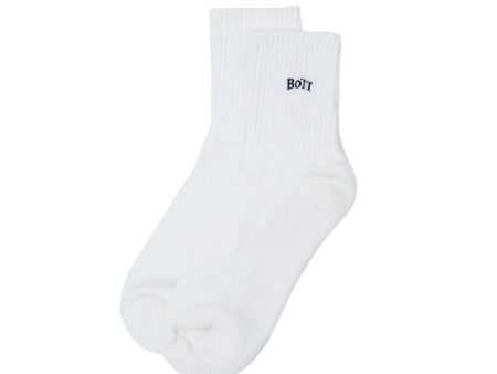 BoTT OG Logo EMB Socks - White Hot on Sale