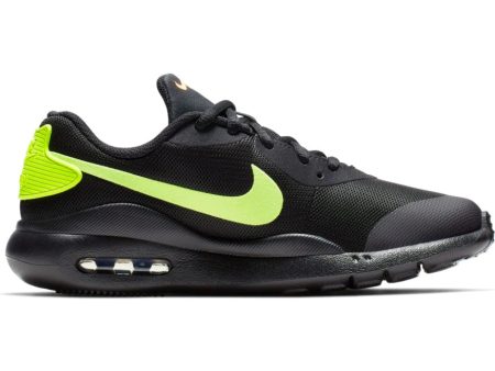 NIKE YOUTH AIR MAX OKETO (GS) - BLACK BOLT-TOTAL ORANGE For Cheap