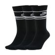 NIKE SPORTSWEAR EVERYDAY ESSENTIAL CREW 3 PACK SOCKS Supply