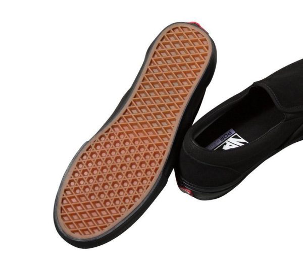 VANS SKATE SLIP ON - BLACK BLACK Fashion