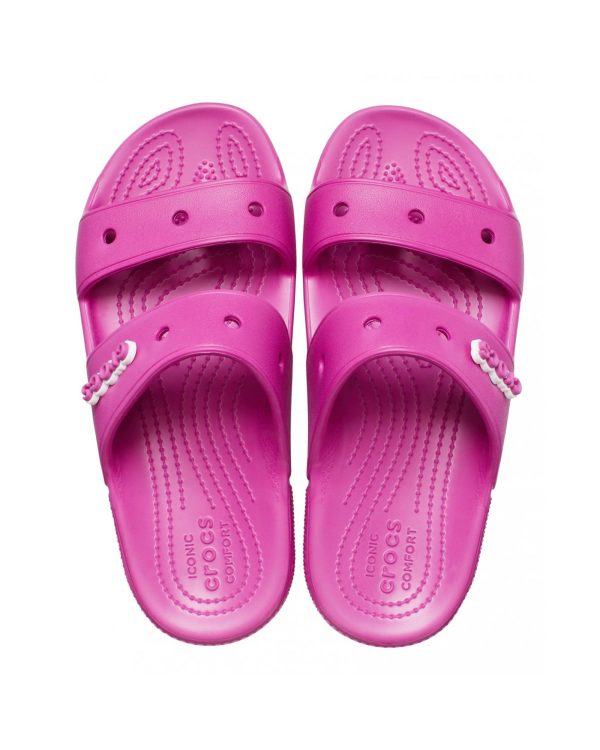 Classic Crocs Sandal Fuchsia Fun Unisex Sale