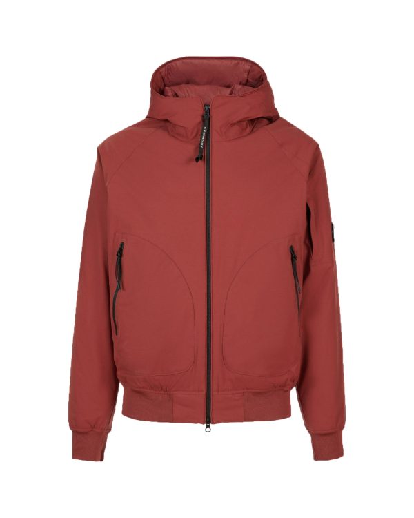 CP Company Pro-Tek Ribbed Hooded Jacket Ketchup For Sale