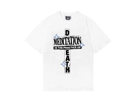 Woodensun Meditation T-Shirt - White Hot on Sale