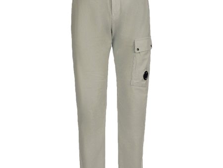 CP Company Ottoman Stretch Sme Ergonimic Cargo Pants Silver Sage Online