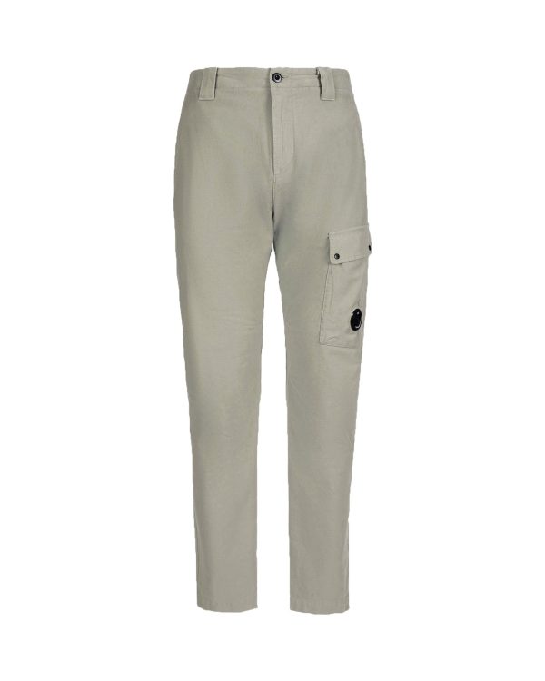 CP Company Ottoman Stretch Sme Ergonimic Cargo Pants Silver Sage Online