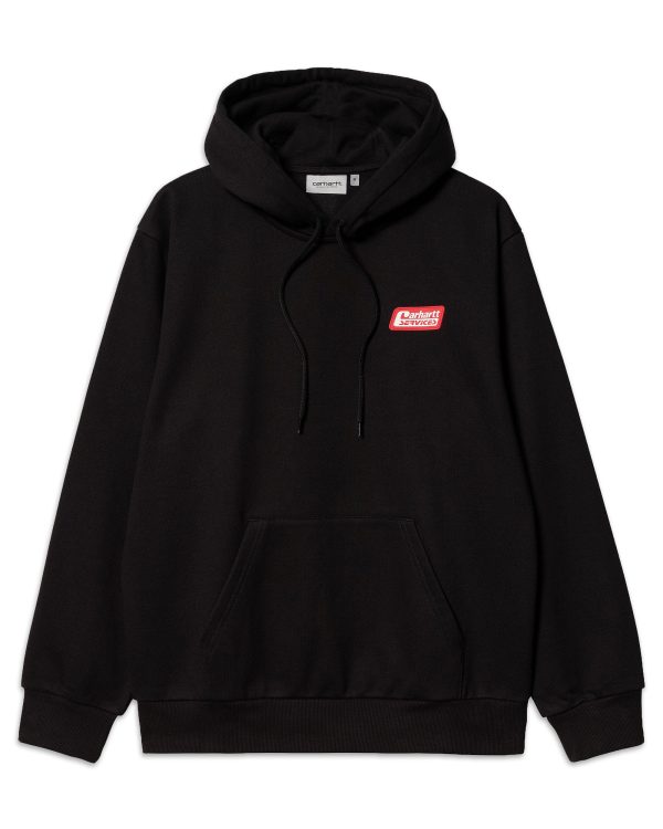 Carhartt Wip Hooded Freight Services Sweat Nero Online now