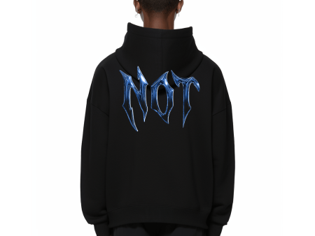 Superconscious NOT Hoodie - Black   Blue Online now