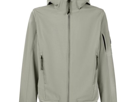 CP Company C.P. Shell-R Detachable Hood Jacket Silver Sage Online Hot Sale