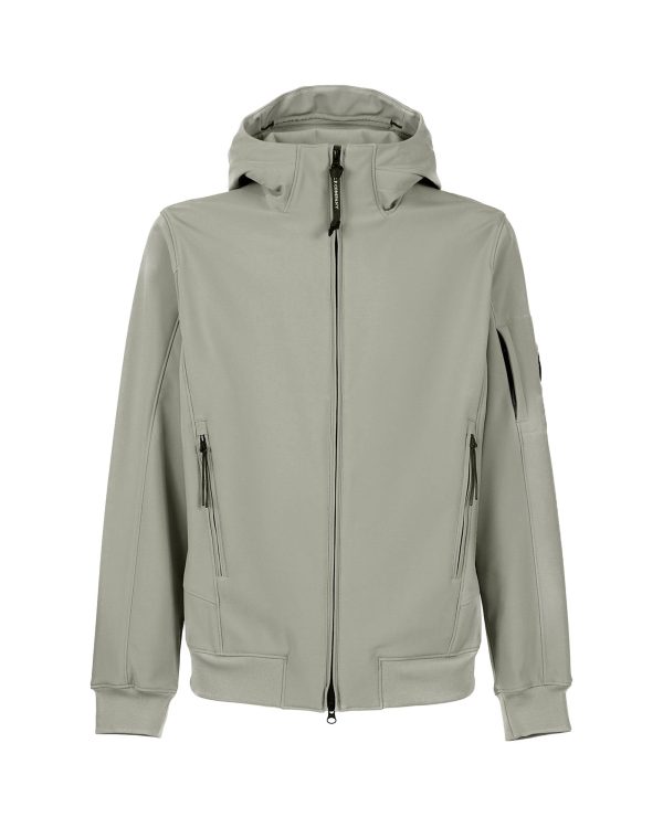 CP Company C.P. Shell-R Detachable Hood Jacket Silver Sage Online Hot Sale